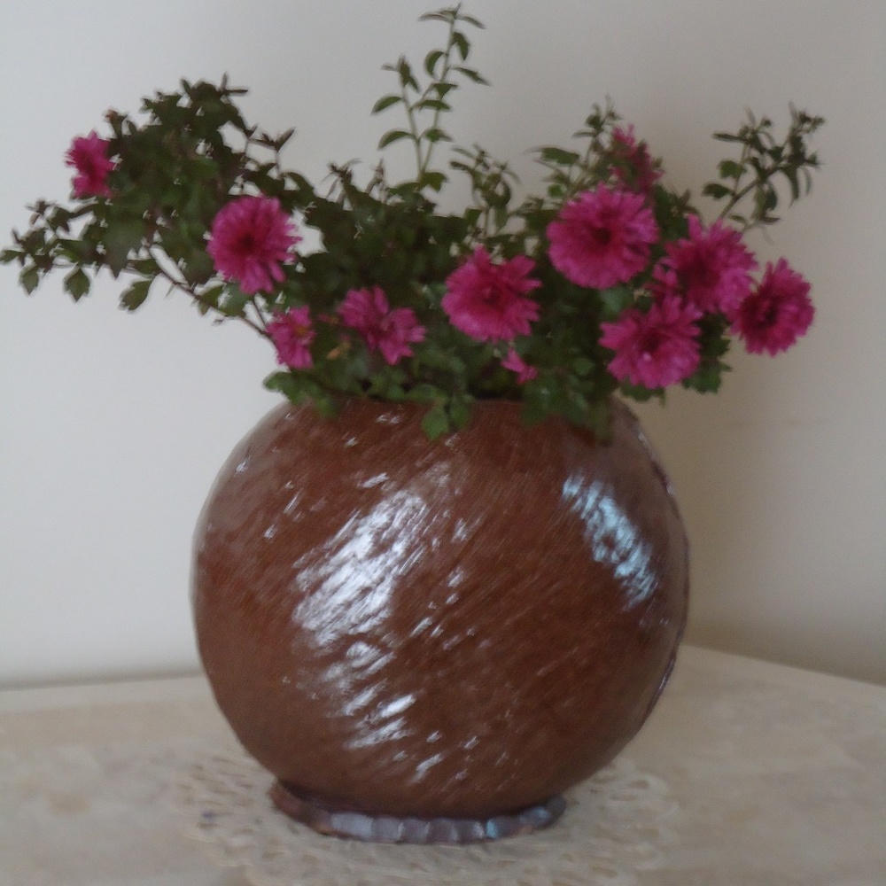 Bizen-style Ceramic Vase by a Japanese artist